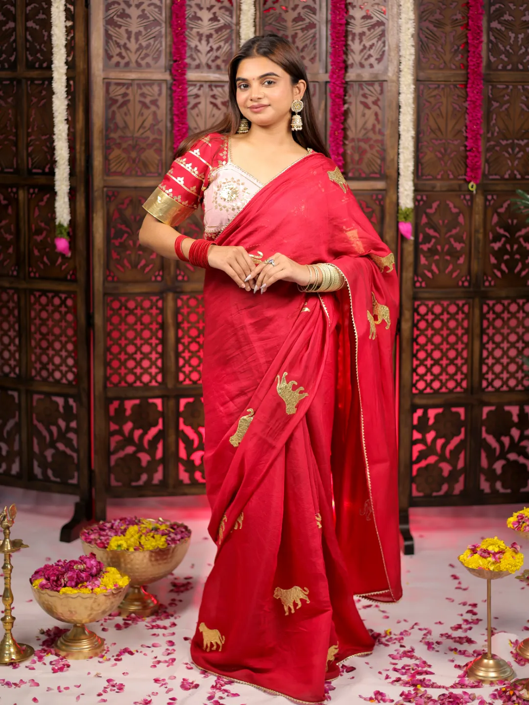 Sherika Chanderi Silk Saree